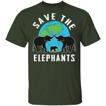 Save The Elephants T-Shirt CustomCat