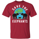 Save The Elephants T-Shirt CustomCat