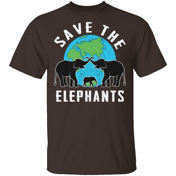 Save The Elephants T-Shirt CustomCat
