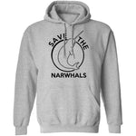 Save The Narwhals T-Shirt CustomCat