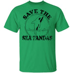 Save The Sea Pandas T-Shirt CustomCat