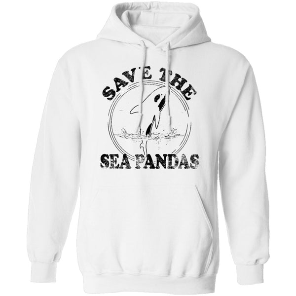 Save The Sea Pandas T-Shirt CustomCat