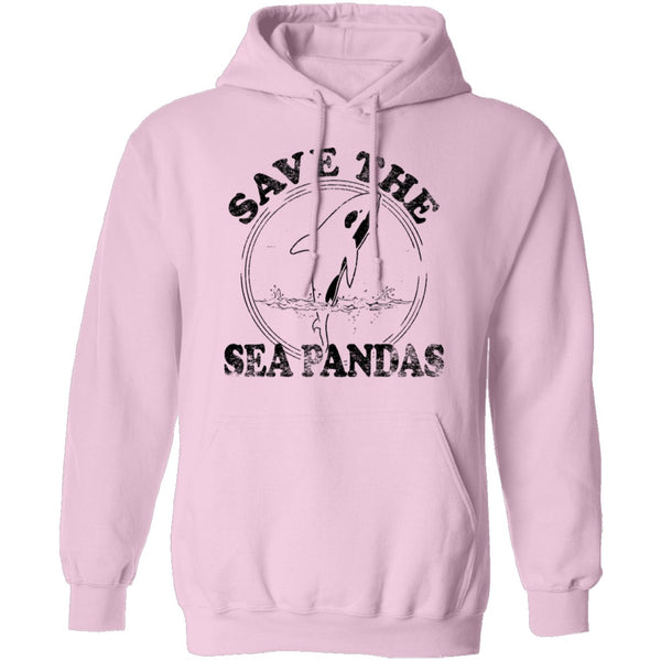 Save The Sea Pandas T-Shirt CustomCat