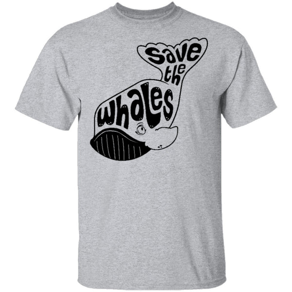Save The Whales T-Shirt CustomCat