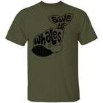 Save The Whales T-Shirt CustomCat