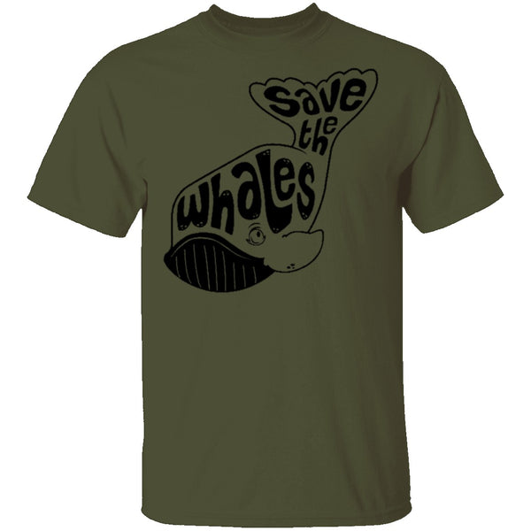 Save The Whales T-Shirt CustomCat