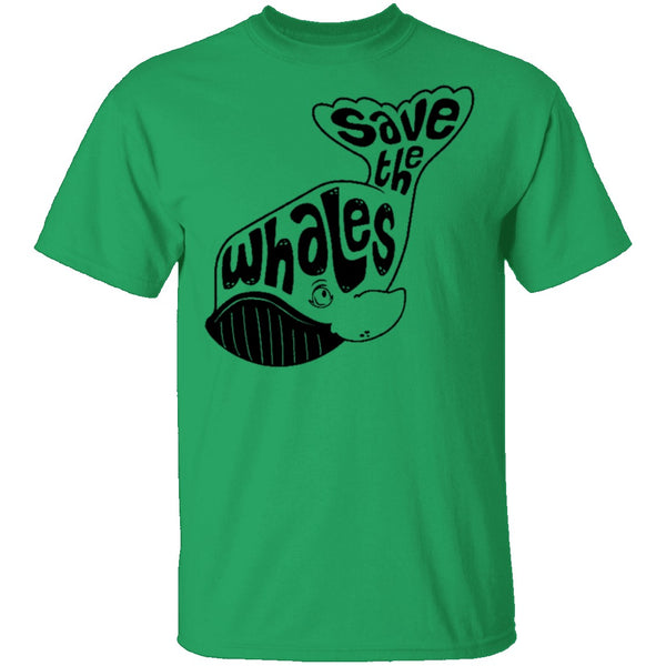 Save The Whales T-Shirt CustomCat