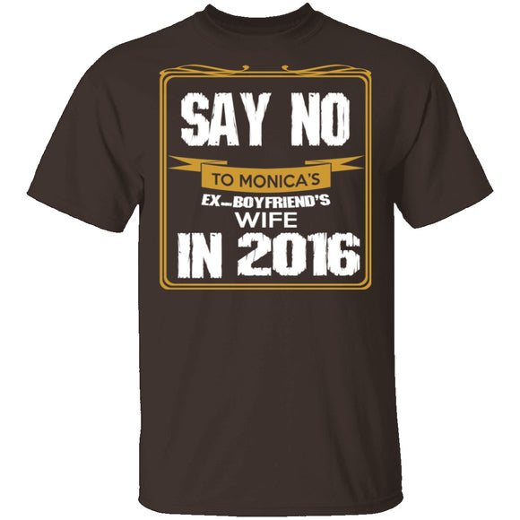 Say No In 2016 T-Shirt CustomCat