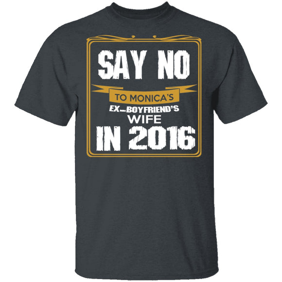Say No In 2016 T-Shirt CustomCat