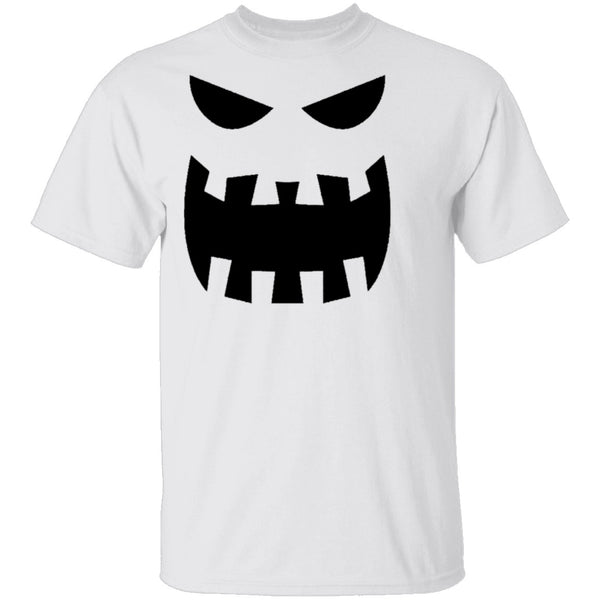 Scary Pumpkin Face T-Shirt CustomCat