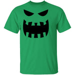 Scary Pumpkin Face T-Shirt CustomCat