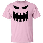 Scary Pumpkin Face T-Shirt CustomCat