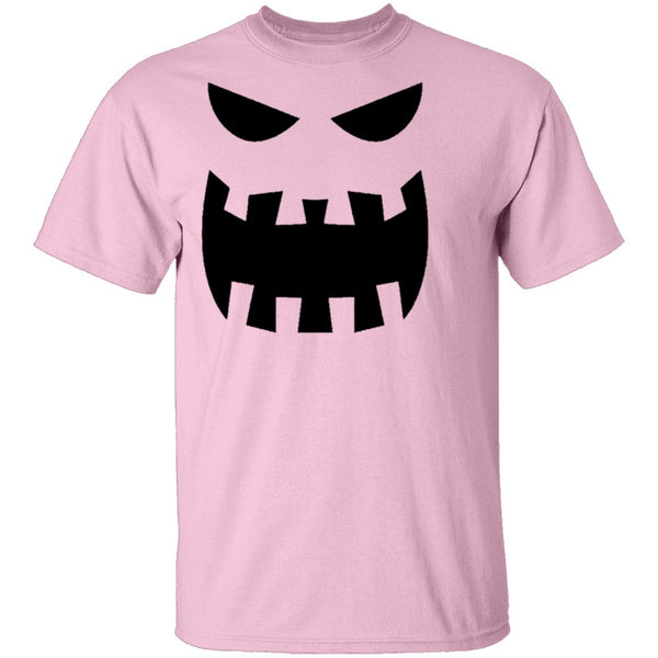 Scary Pumpkin Face T-Shirt CustomCat