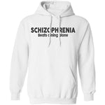 Schizophrenia beats dining alone T-Shirt CustomCat