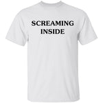 Screaming Inside T-Shirt CustomCat