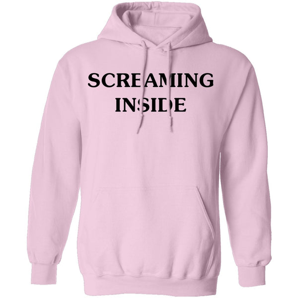 Screaming Inside T-Shirt CustomCat