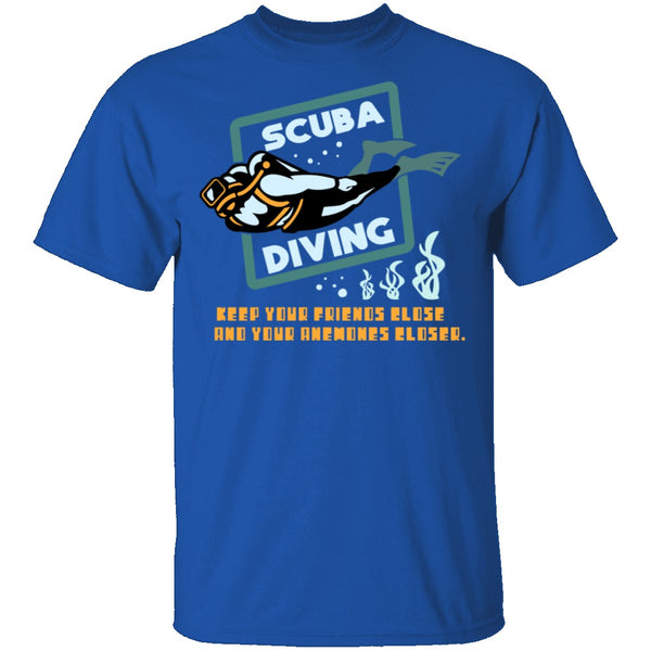 Scuba Diving T-Shirt CustomCat