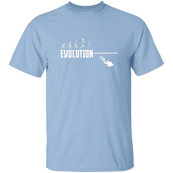 Scuba Evolution T-Shirt CustomCat