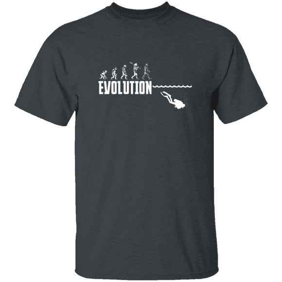 Scuba Evolution T-Shirt CustomCat