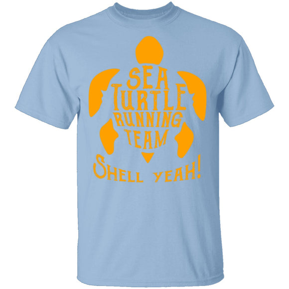 Sea Turtle Running Team T-Shirt CustomCat
