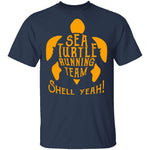 Sea Turtle Running Team T-Shirt CustomCat