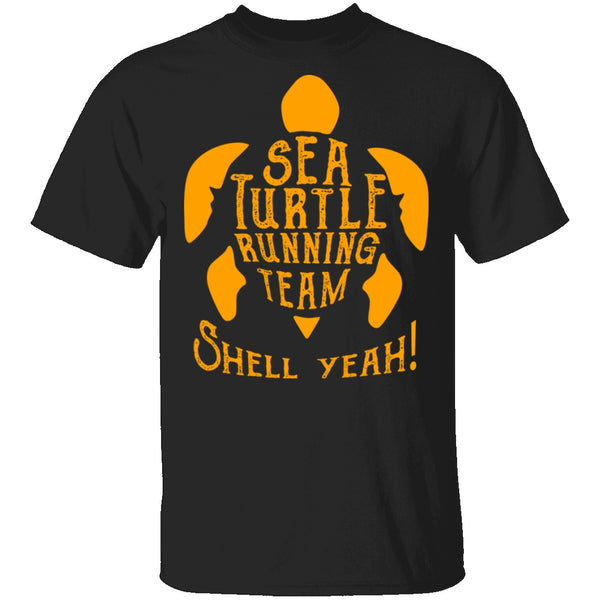 Sea Turtle Running Team T-Shirt CustomCat