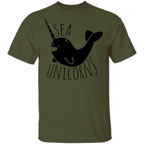 Sea Unicorns T-Shirt CustomCat