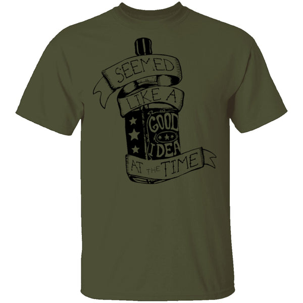 Seemes Like A Good Idea At The Time T-Shirt CustomCat