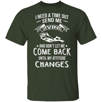 Send Me Diving T-Shirt CustomCat