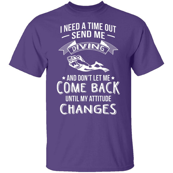 Send Me Diving T-Shirt CustomCat