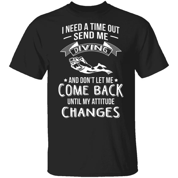 Send Me Diving T-Shirt CustomCat