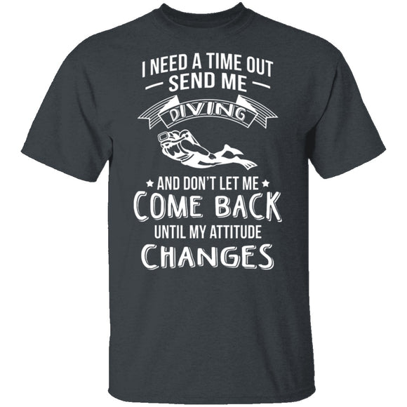 Send Me Diving T-Shirt CustomCat