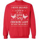 Sexy Chicken Lady Ugly Christmas Sweater CustomCat
