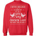 Sexy Chicken Lady Ugly Christmas Sweater CustomCat