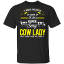 Sexy Cow Lady T-Shirt CustomCat