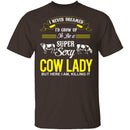 Sexy Cow Lady T-Shirt CustomCat