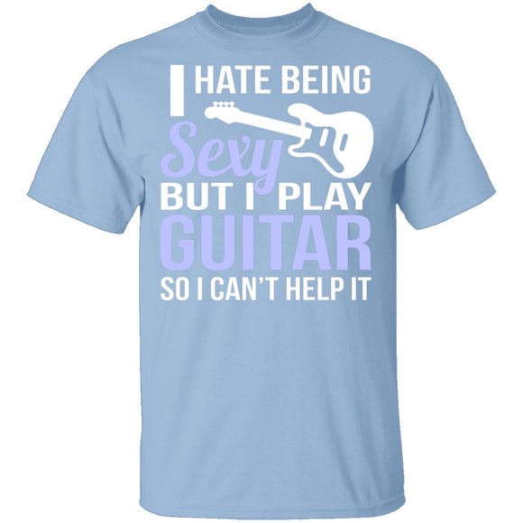Sexy Guitar Player T-Shirt CustomCat