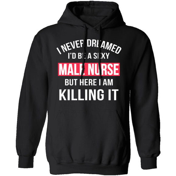 Sexy Male Nurse T-Shirt CustomCat