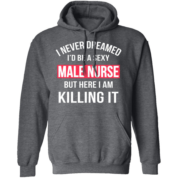 Sexy Male Nurse T-Shirt CustomCat