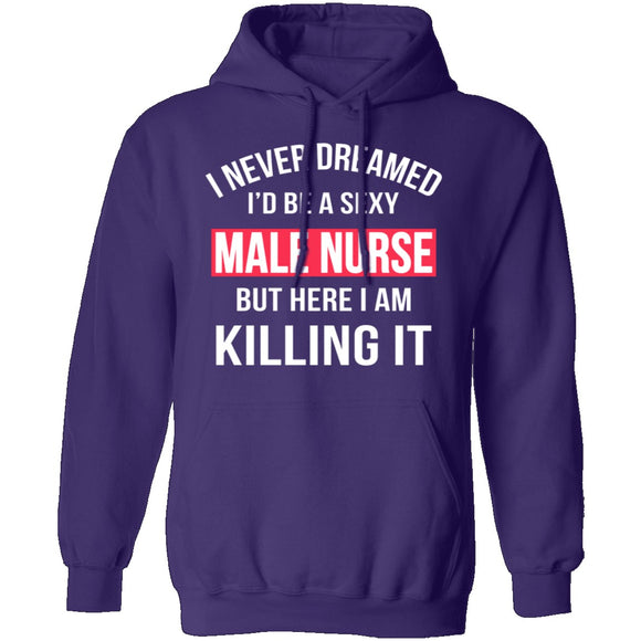Sexy Male Nurse T-Shirt CustomCat