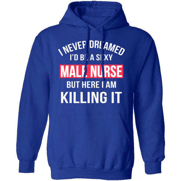 Sexy Male Nurse T-Shirt CustomCat