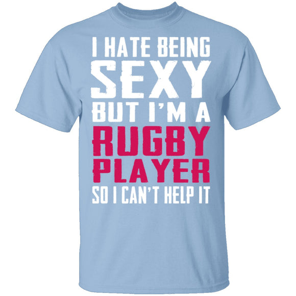 Sexy Rugby Player T-Shirt CustomCat