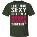 Sexy Rugby Player T-Shirt CustomCat