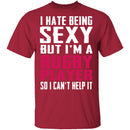 Sexy Rugby Player T-Shirt CustomCat