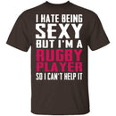 Sexy Rugby Player T-Shirt CustomCat