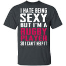 Sexy Rugby Player T-Shirt CustomCat