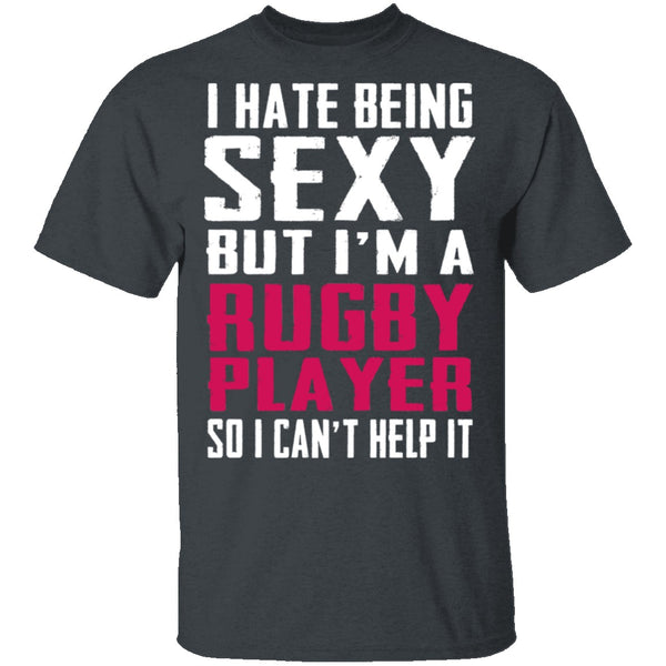 Sexy Rugby Player T-Shirt CustomCat