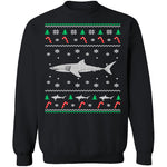 Shark Ugly Christmas Sweater CustomCat