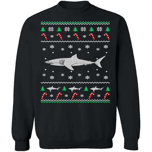Shark Ugly Christmas Sweater CustomCat
