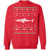 Shark Ugly Christmas Sweater CustomCat